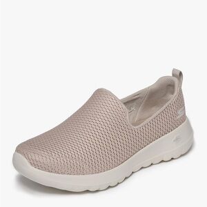 Skechers Women's Taupe Slip-On GoWalk Sneakers